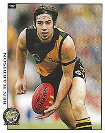 1998 Select AFL Stickers #192 Ben Harrison Front